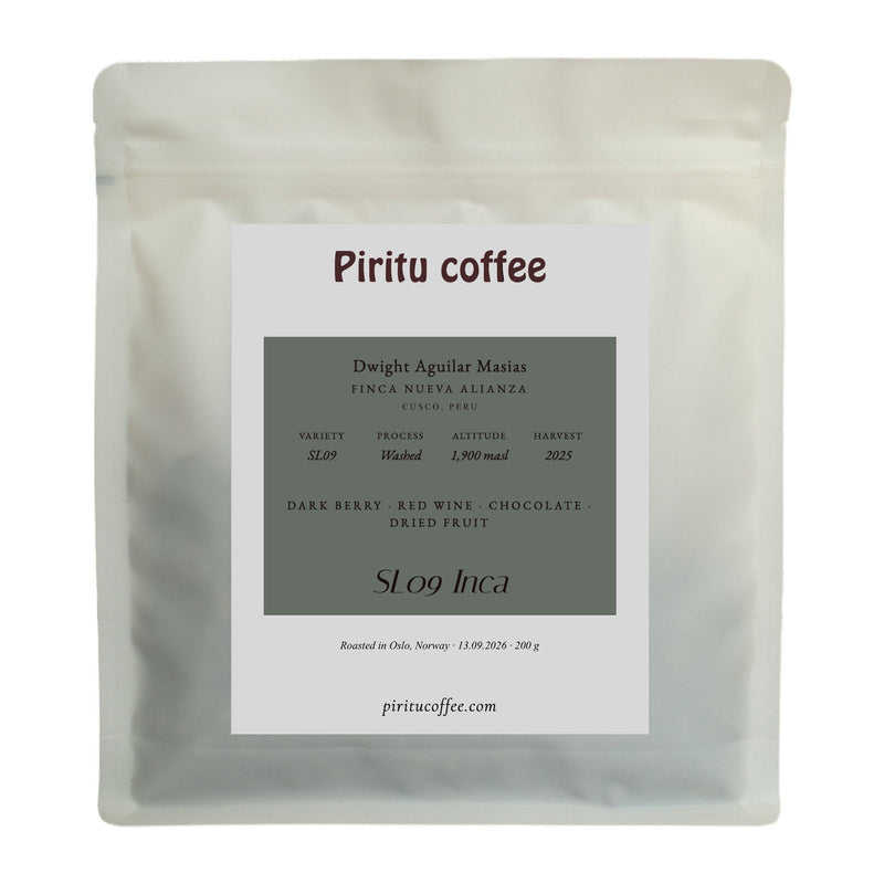 SL09 Inca 200 g bag from Finca Nueva Alianza, Cusco, Peru